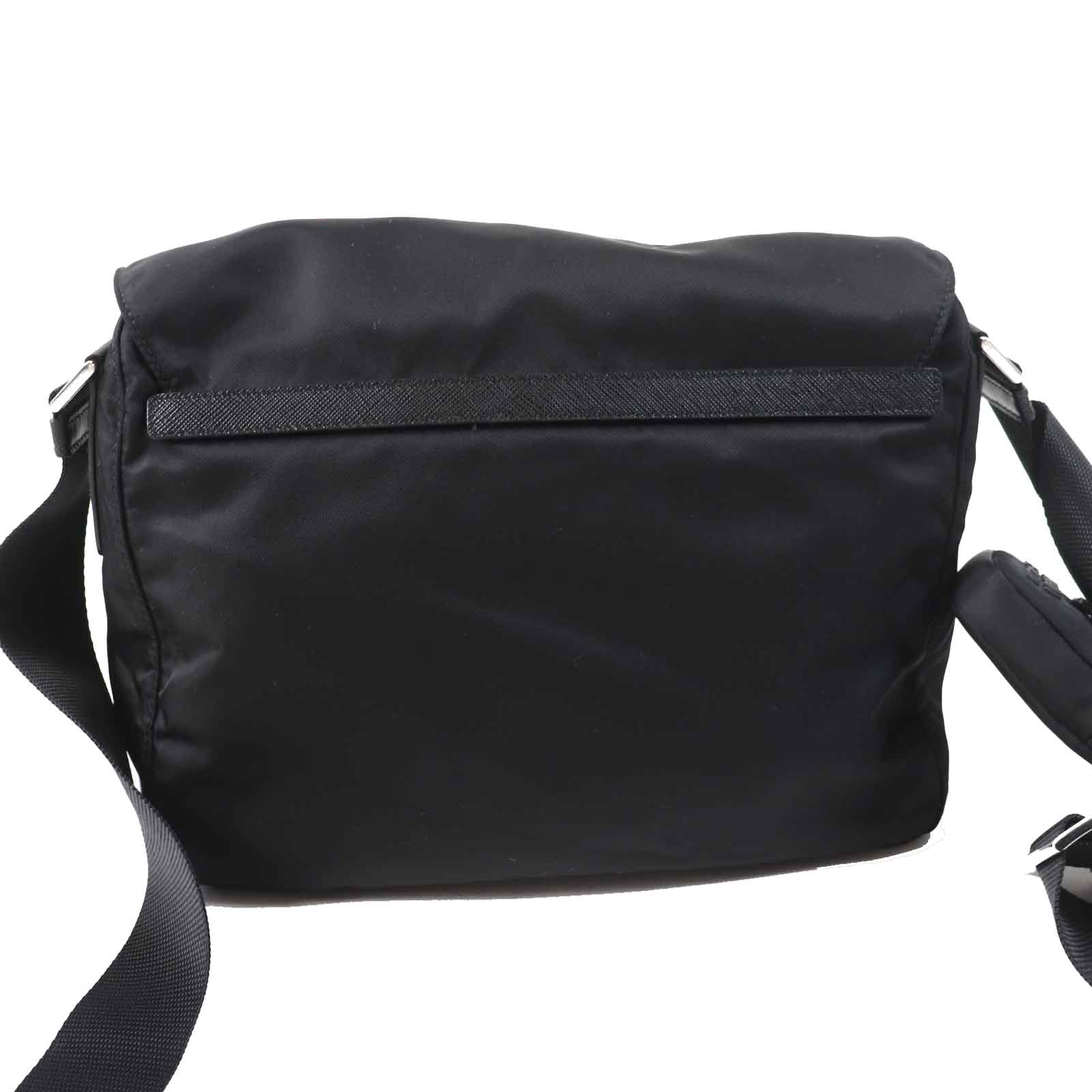 PRADA Shoulder Bag Main: Nylon black RE-NYLON Women