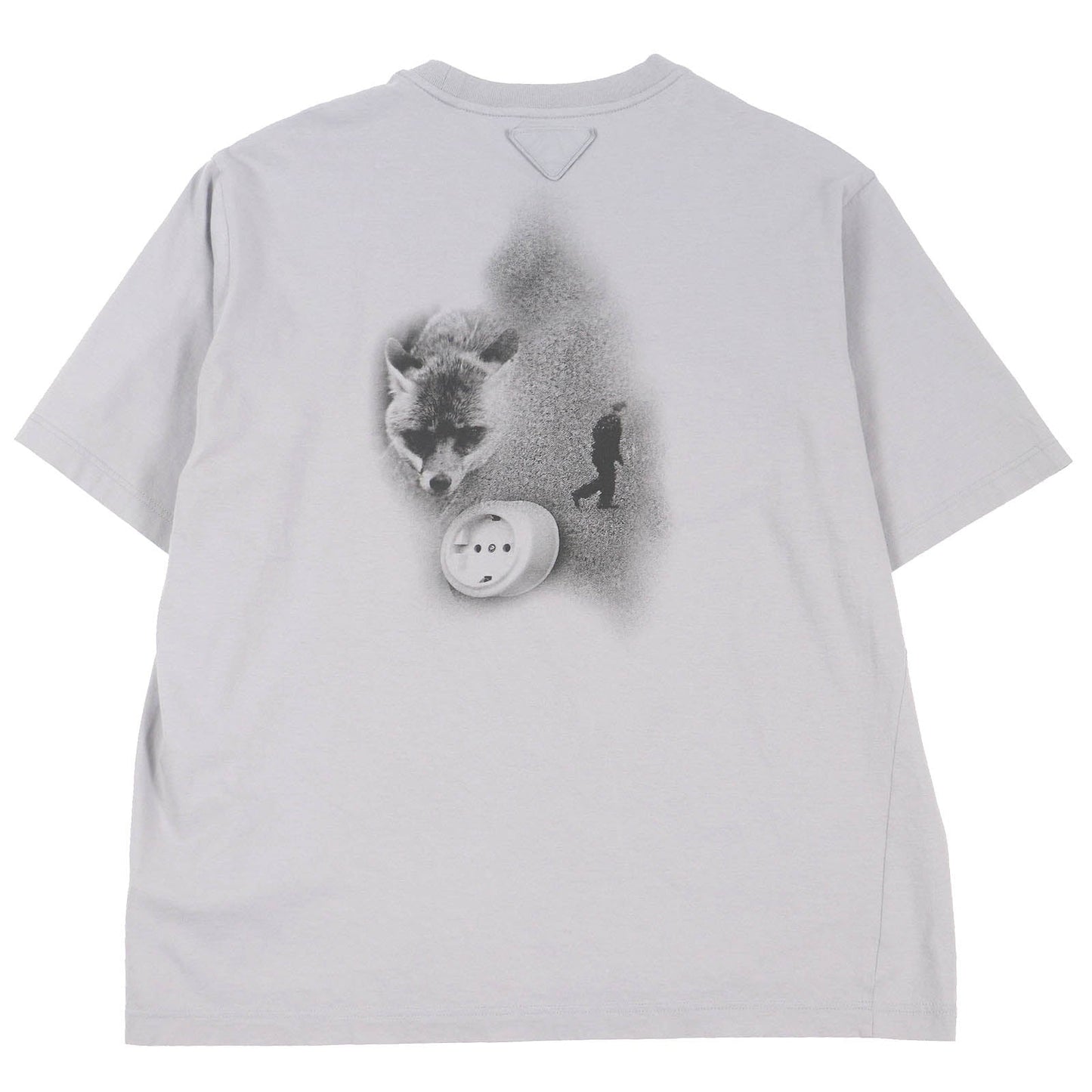 PRADA Short sleeve T-shirt UJN822 Main: 100% cotton gray mens M