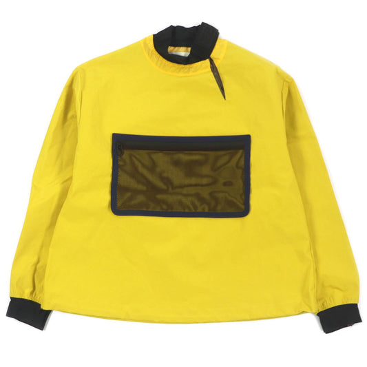 FENDI Nylon jacket FAN107 Main: 92% nylon, Main: 8% polyurethane, Part: polyurethane yellow mens L