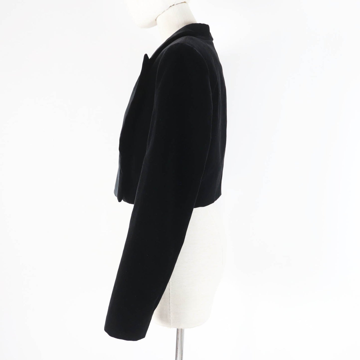 FENDI Jacket FJ7223 Main: 74% cotton, Main: 26% silk, Part: 78% silk, Part: 22% polyester, Lining: 100% rayon black Women 40