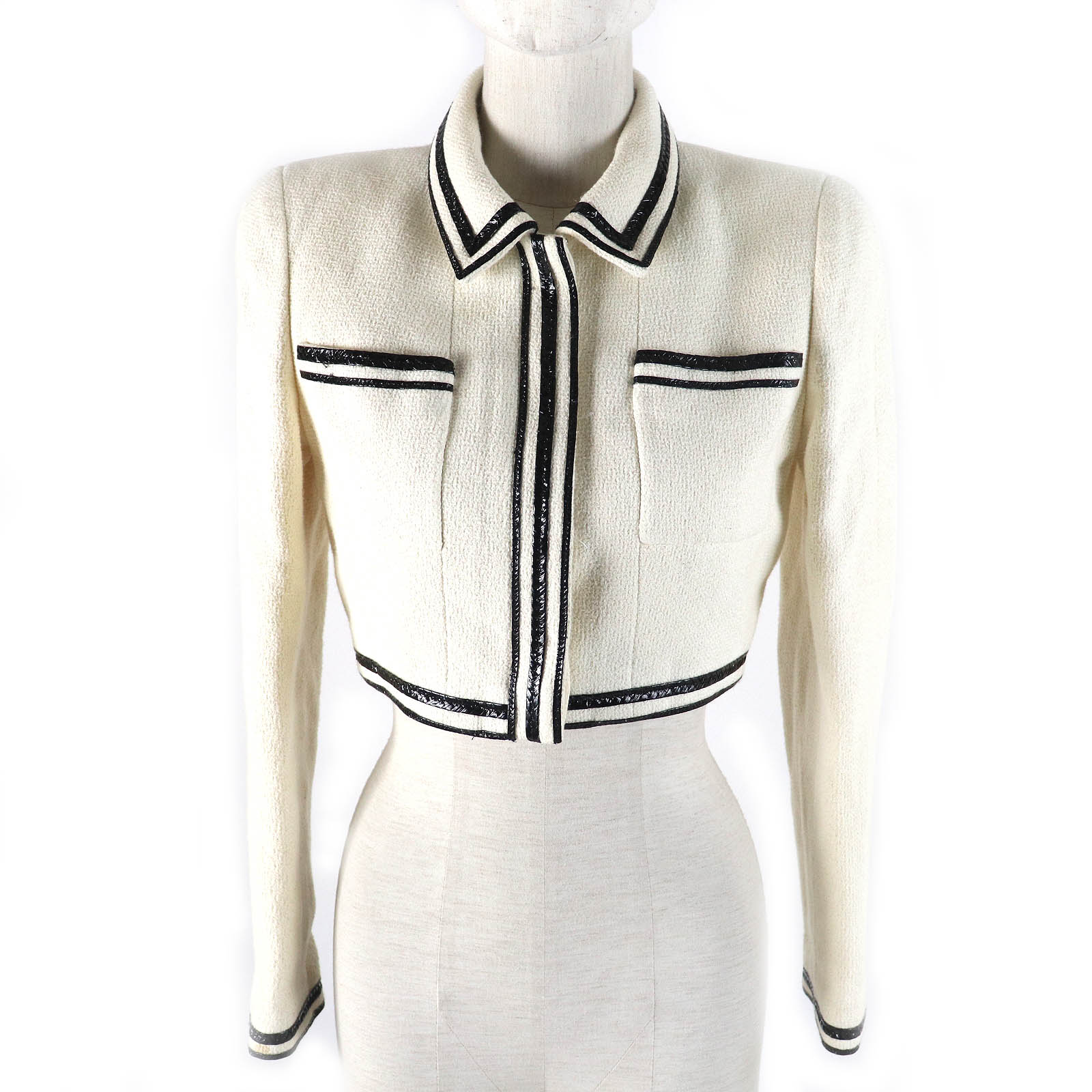 Chanel Tweed Jacket Cotton Silk 36 Classic Flap Tote