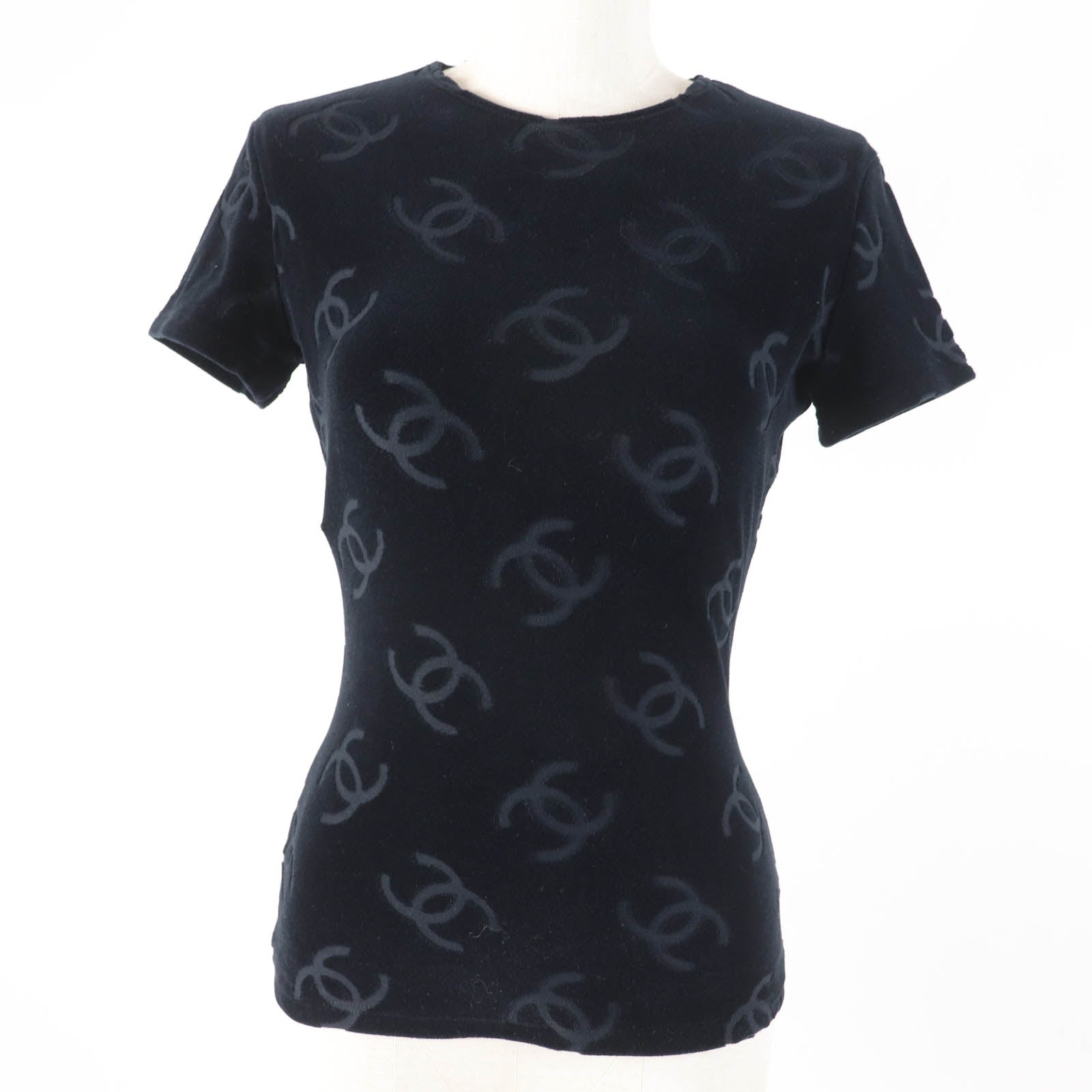 Chanel COCO Mark Velour Short Sleeve Top Classic Flap Tote