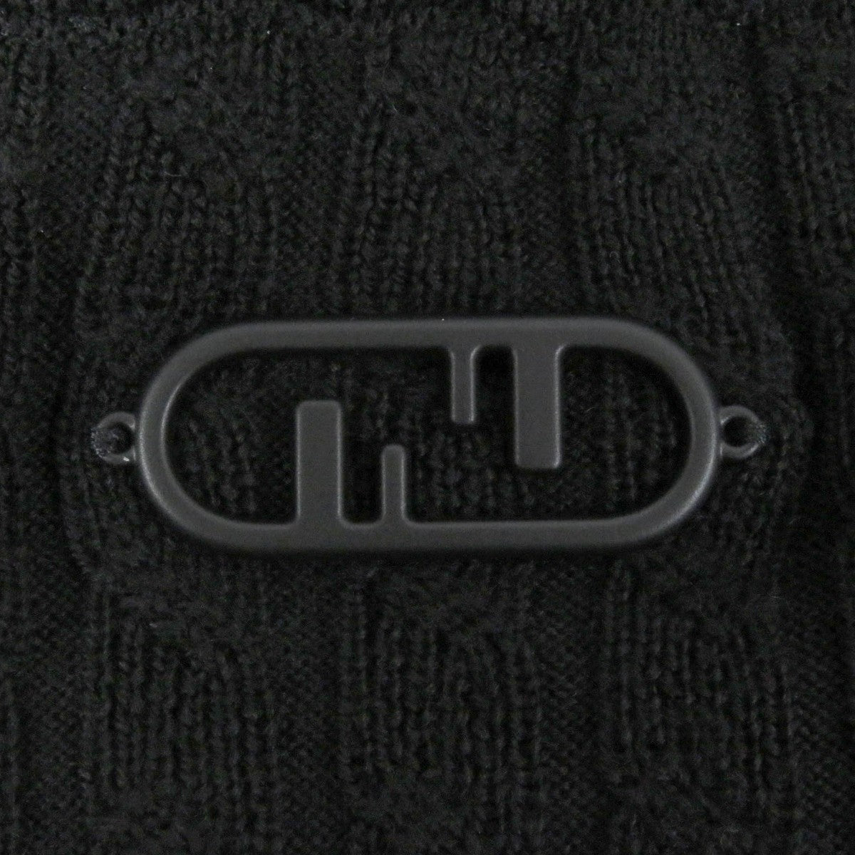 FENDI sweater FZX077 Main: 100% wool black mens 46