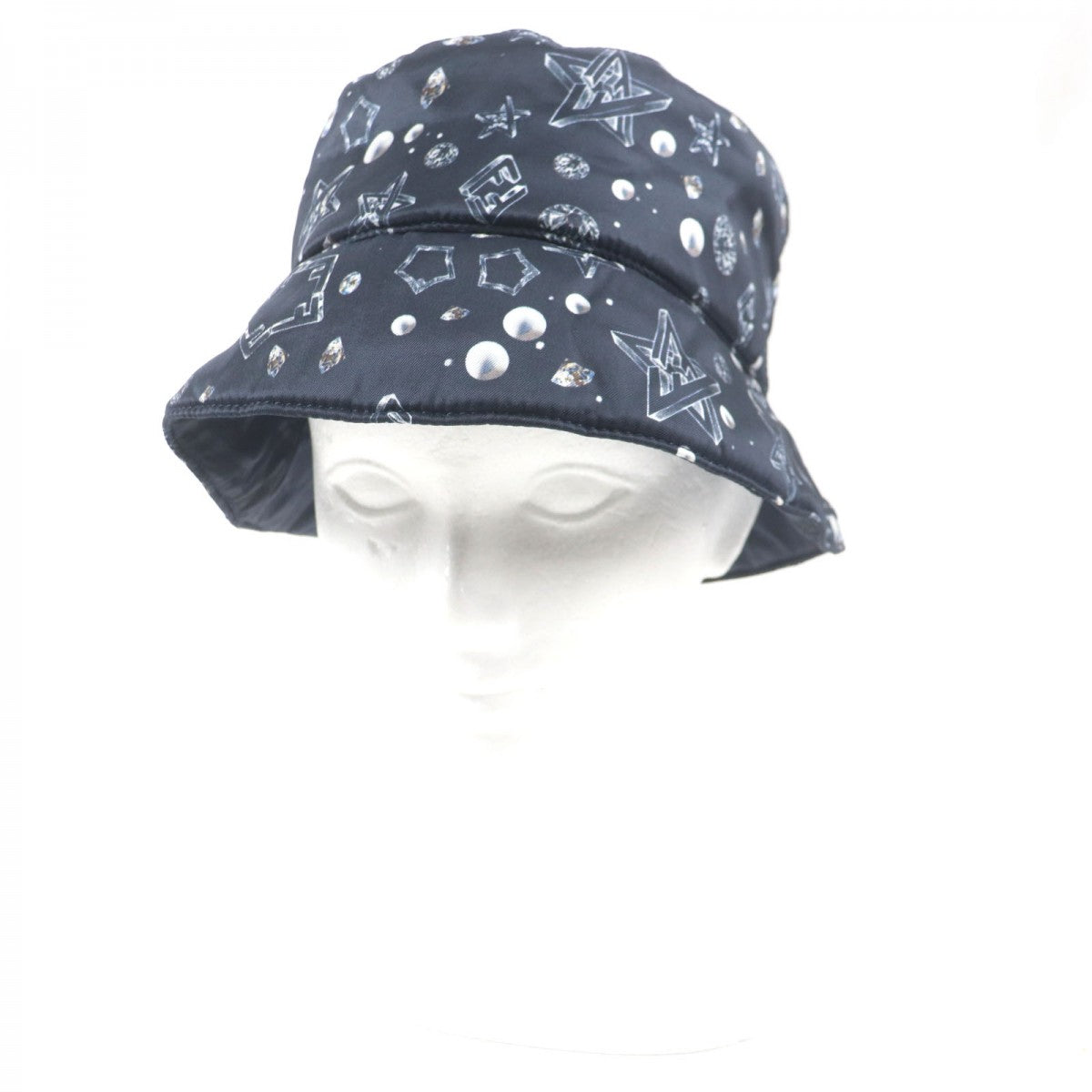FENDI hat FXQ966 Main: 100% nylon, Lining: 100% nylon Navy mens