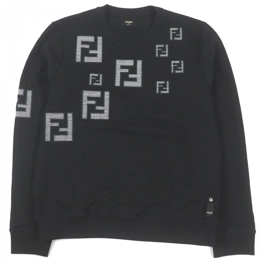 FENDI sweat FY0178 Main: 100% cotton, Part: 97% cotton, Part: 3% polyurethane, Part: 100% cotton, Part: 100% polyester black mens S