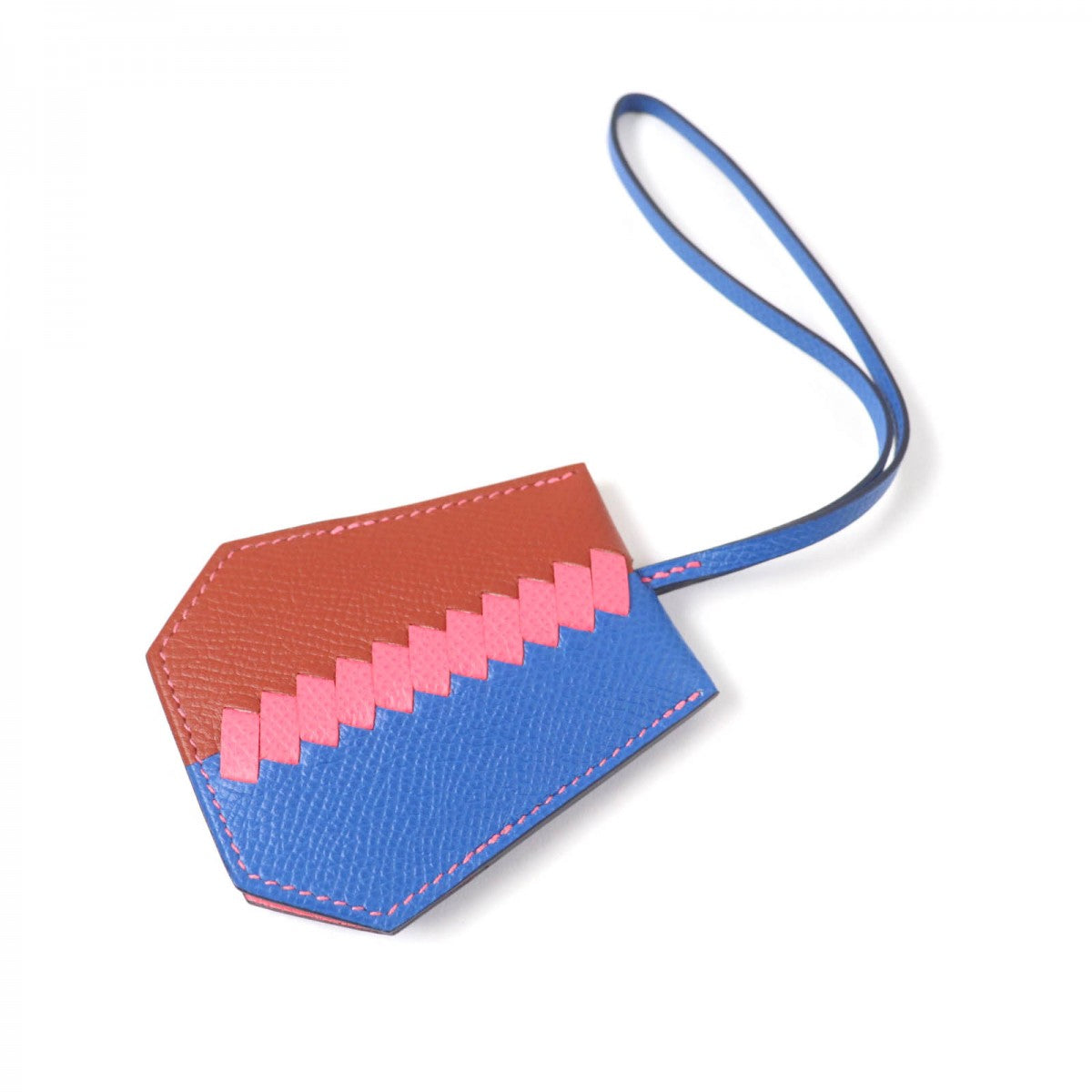 HERMES Bag charm Main FEpsom multicolor Clochette ECle Grand Trace Women