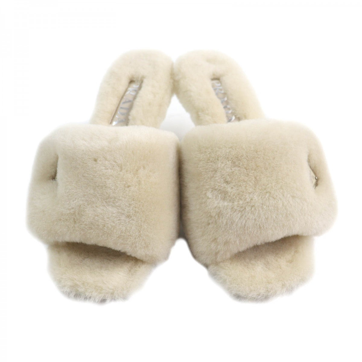 PRADA Sandals 1XX654 Main: Sheepfur beige Women 37