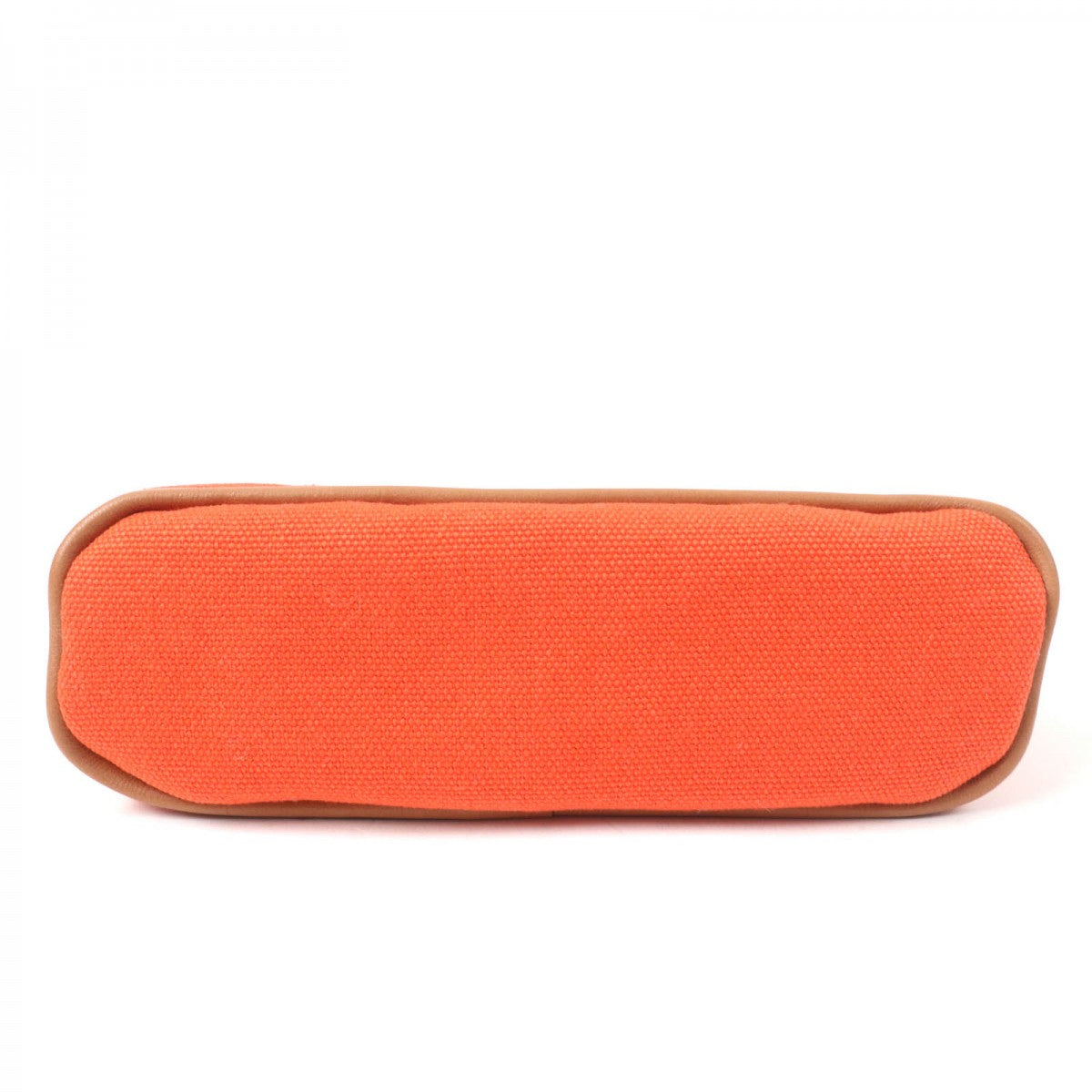 HERMES Pouch Main: Cotton, Lining: Polyurethane, Lining: Polyamide, Part: Calfskin Orange Boride pouch mini mini Women