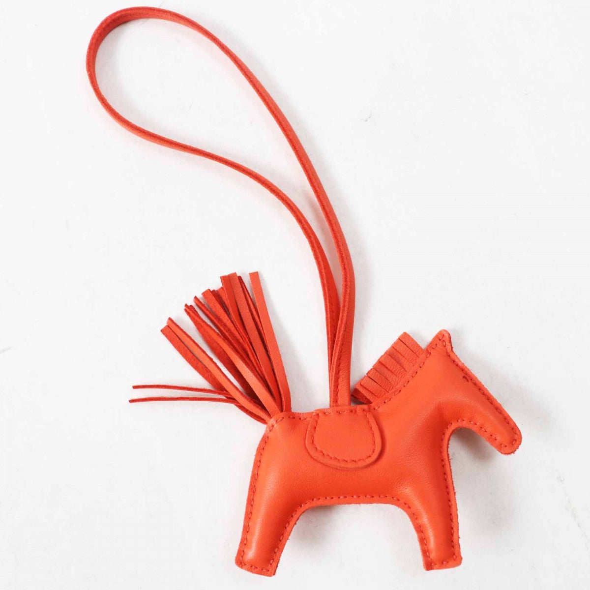 HERMES Bag charm Anyo Miro Orange Rodeo Charm PM Women