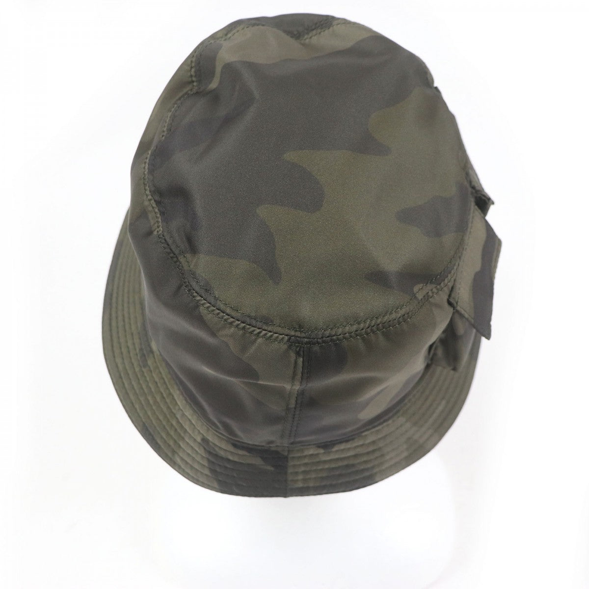 PRADA Other hats 2HC350 Main: 100% nylon, some parts: cotton, some parts: calf leather khaki mens XXL