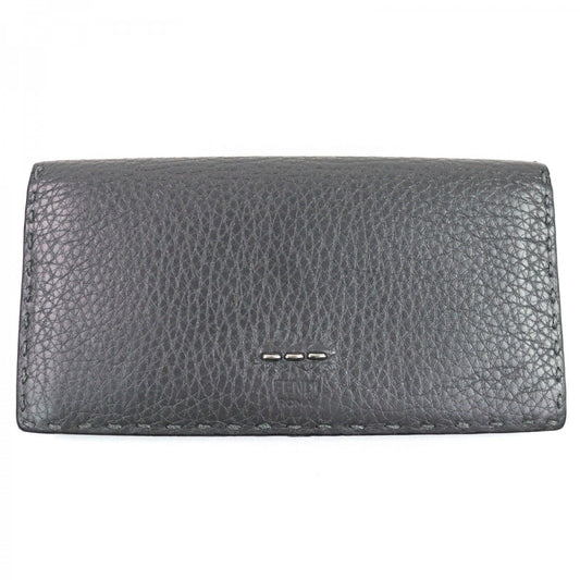 FENDI Long Wallet Purse 7M0186 Main: Calfskin gray SELLERIA SELLERIA mens