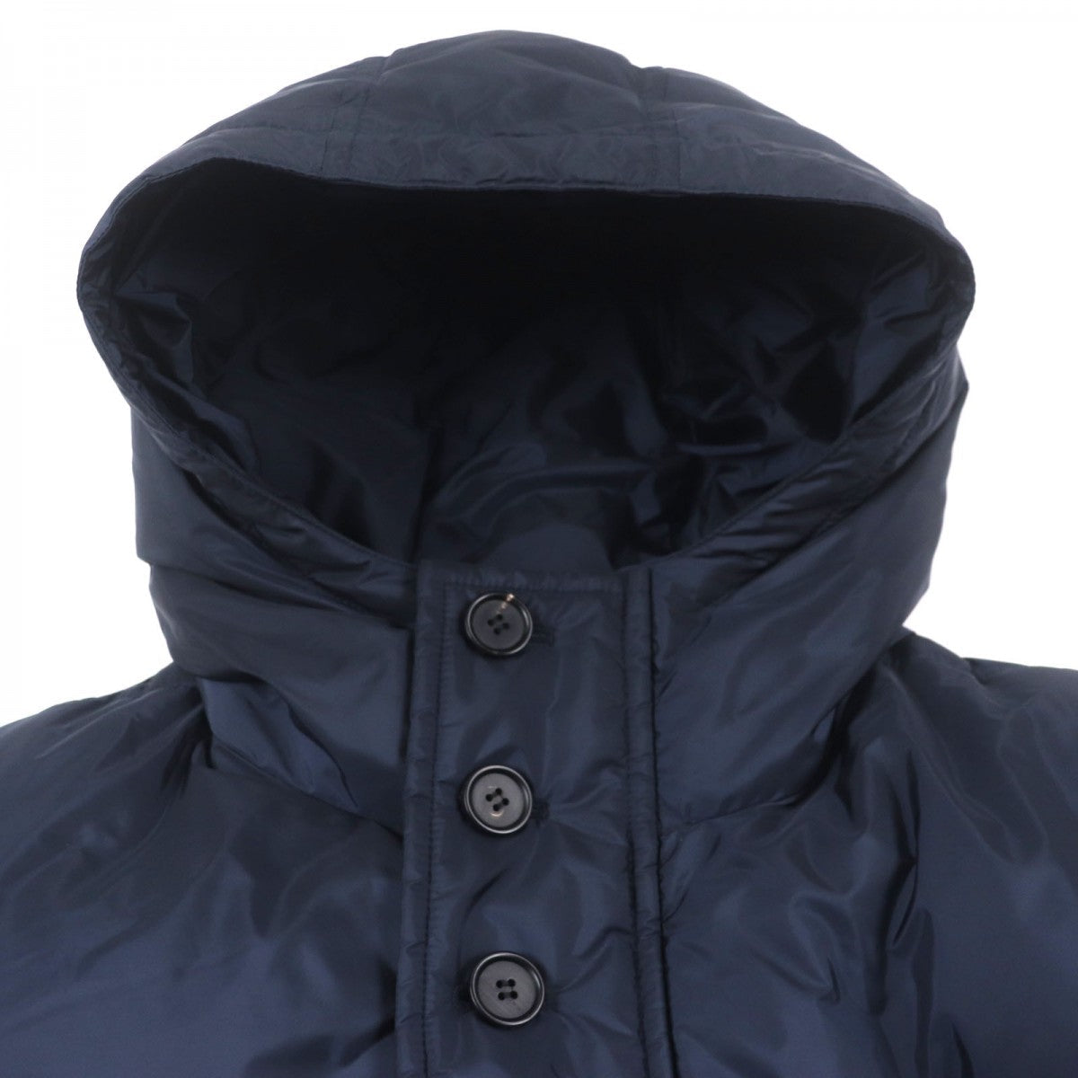 PRADA down coat SGH047 Outer: 100% polyamide, Lining: 100% polyamide, Filling: 90% down, Filling: 10% feather, Part: 100% polyester Navy mens XXL