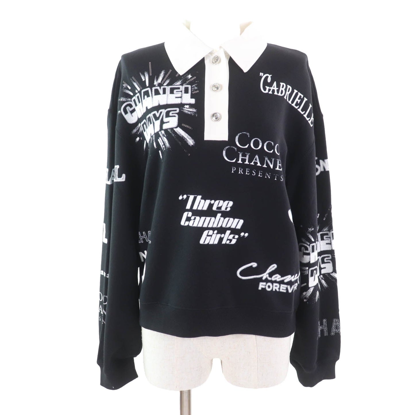 Chanel GABRIELLE COCO No5 Polo Shirt Long Sleeve Top Handbag