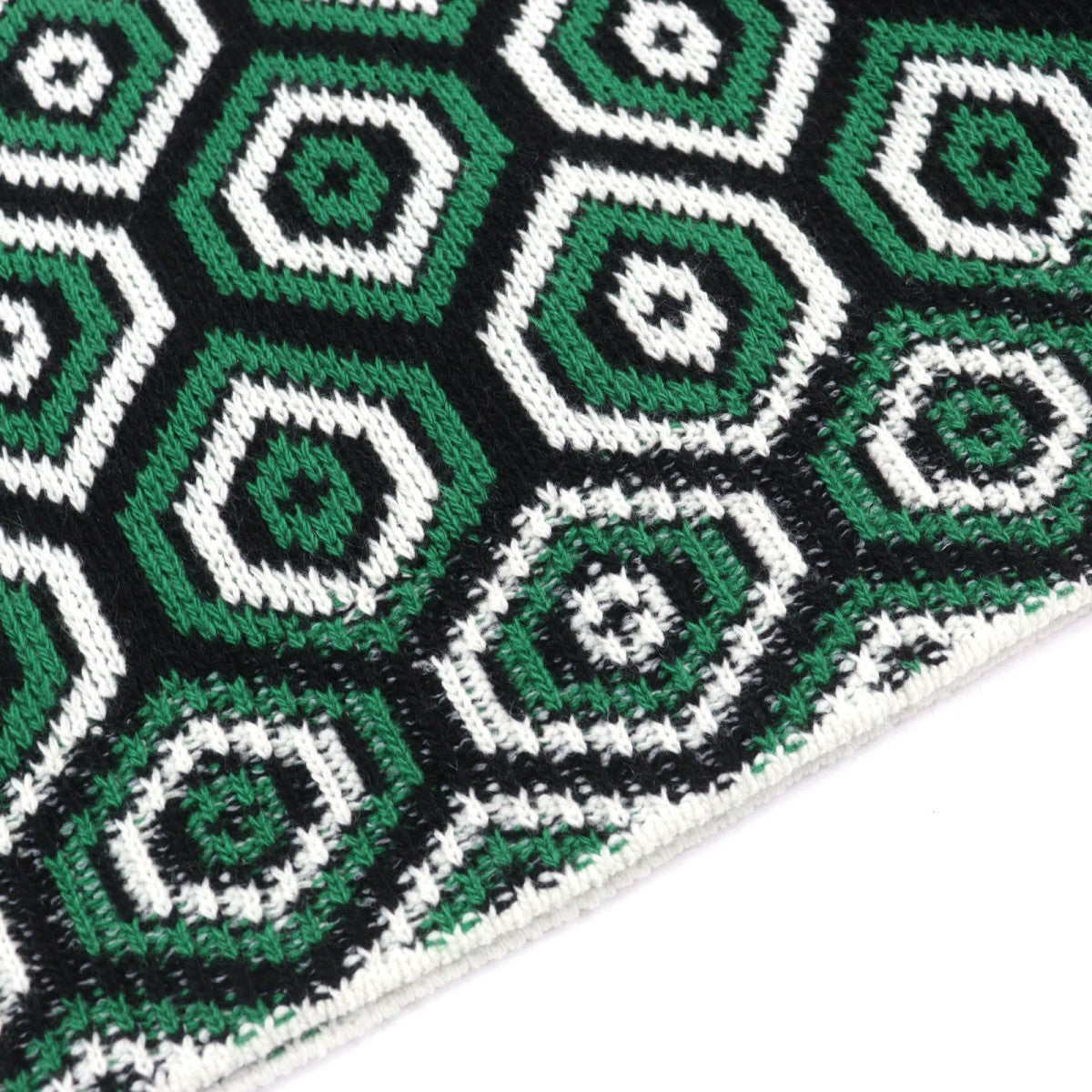 PRADA knit UMB429 Main: 70% wool, Main: 30% cashmere Green type All-over pattern mens 48