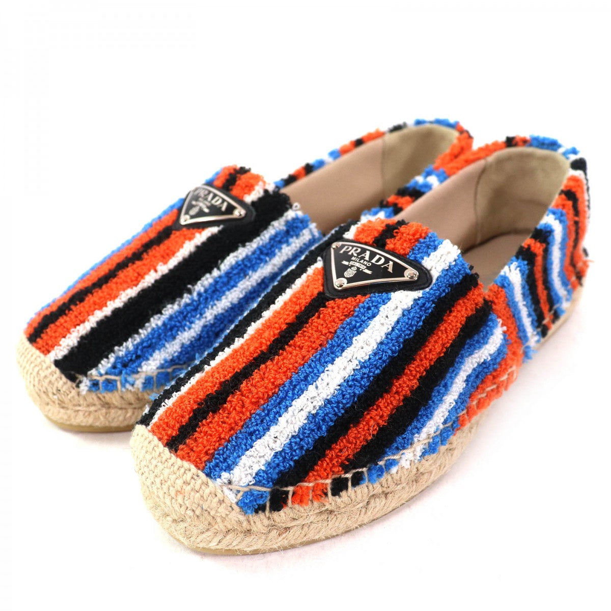 PRADA Slip-on 1S840M fabric multicolor Terry cloth 36