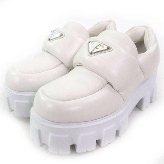 PRADA loafers Nappa leather off white 35