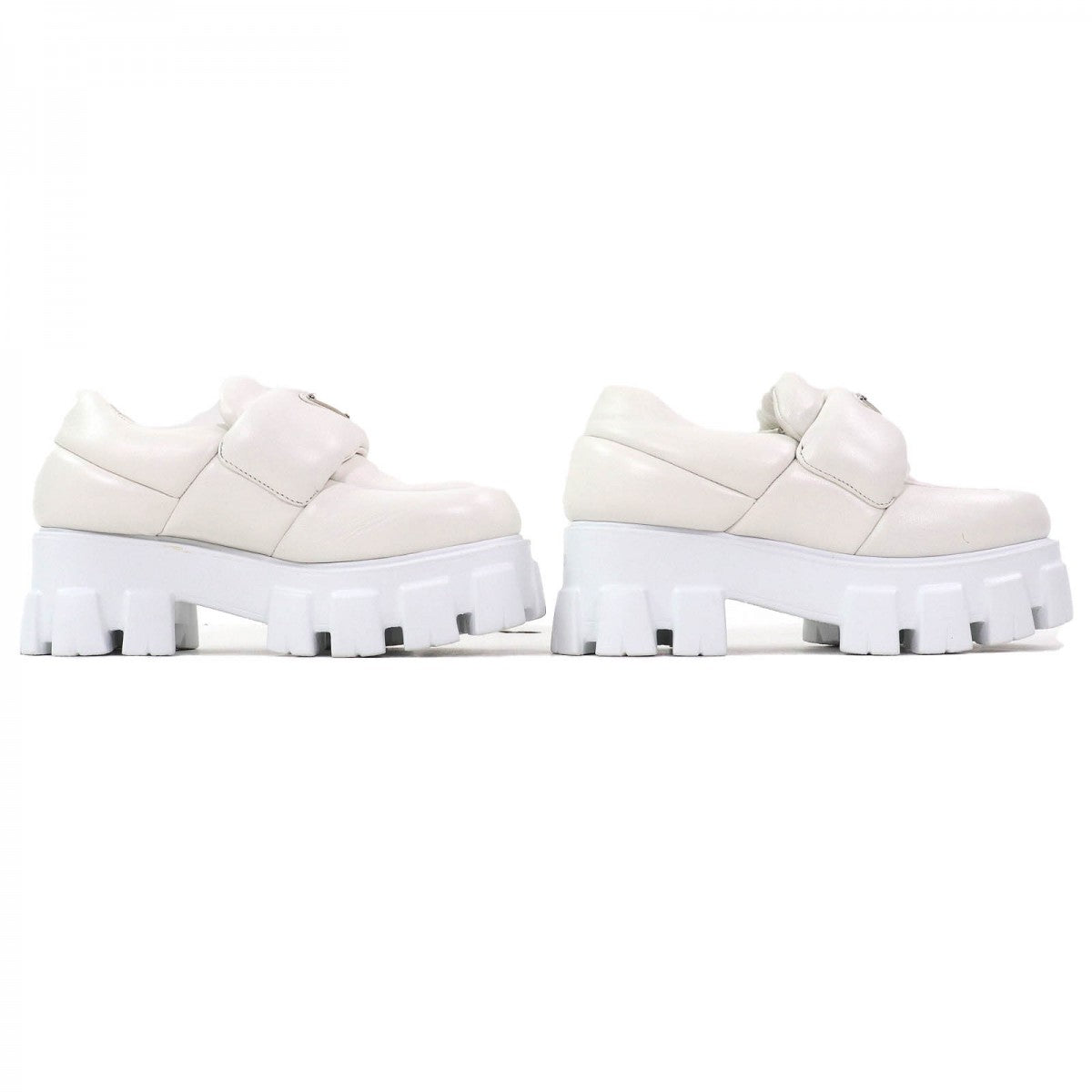 PRADA loafers Nappa leather off white 35