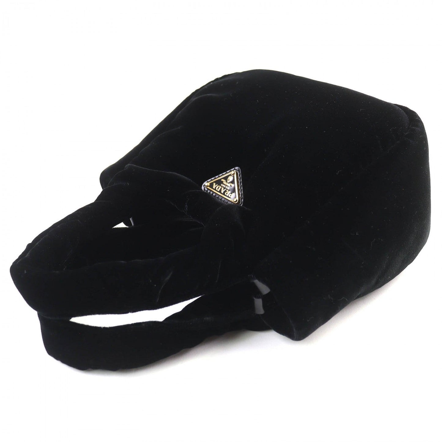PRADA Shoulder Bag velvet black