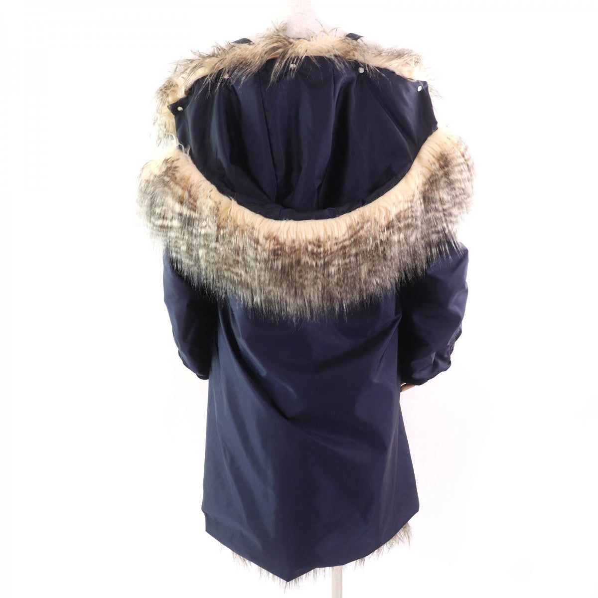 PRADA coat 29Y995 recycled polyamide Navy 36
