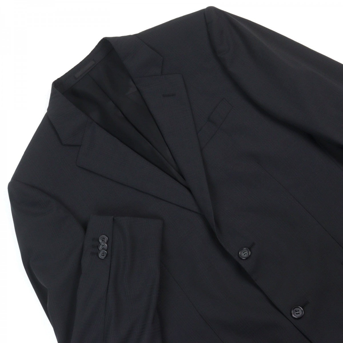 PRADA suit UAA365 Virgin wool Dark Gray Check Pattern
