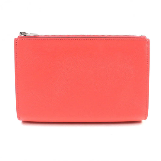 HERMES Pouch Evercolor Pink type Zip Angor PM