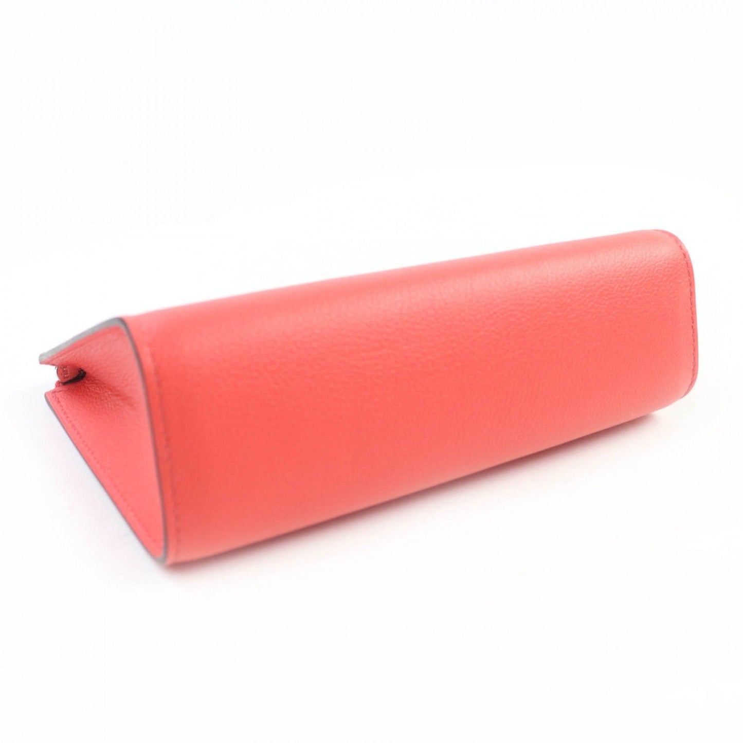 HERMES Pouch Evercolor Pink type Zip Angor PM
