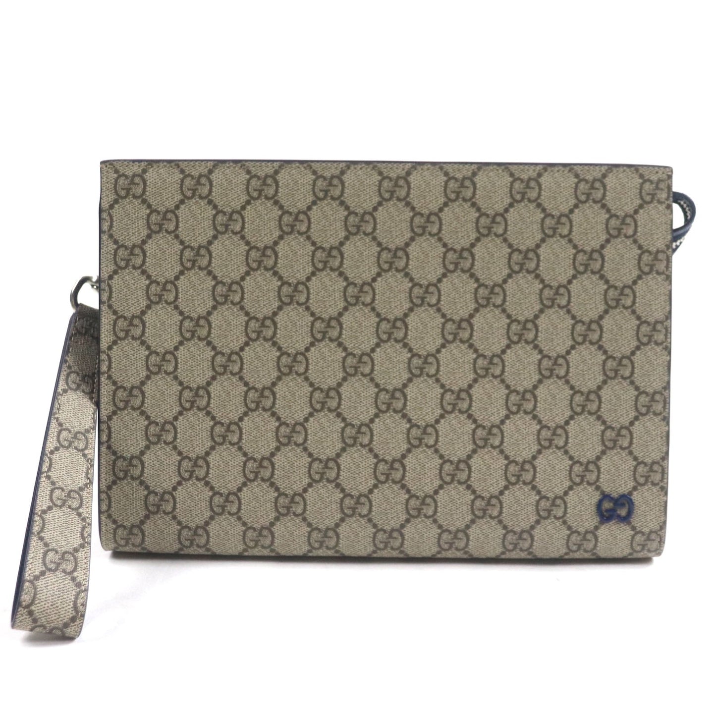 Gucci GG Supreme Canvas Clutch Bag