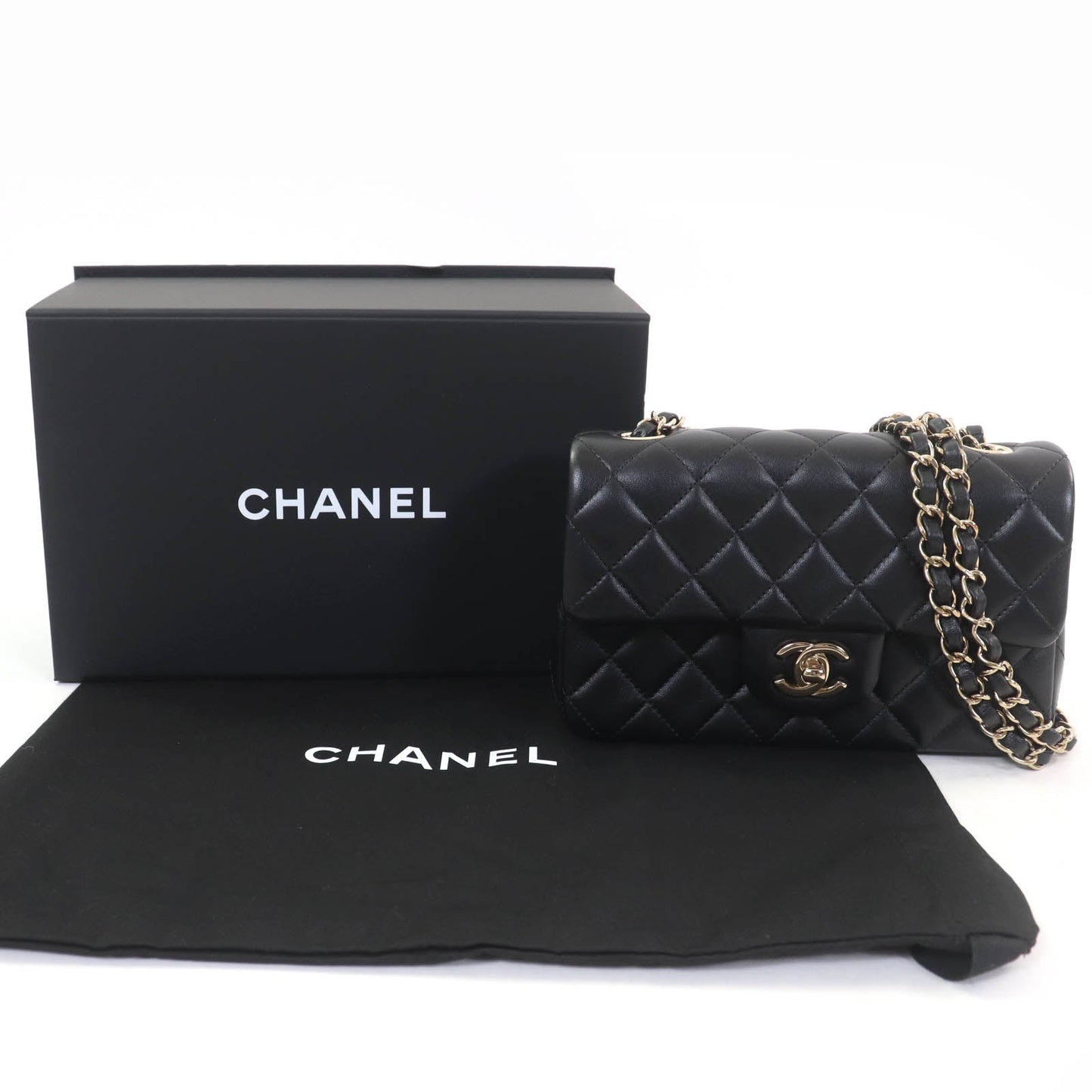 Chanel Mini Matrasse Lambskin Shoulder Bag