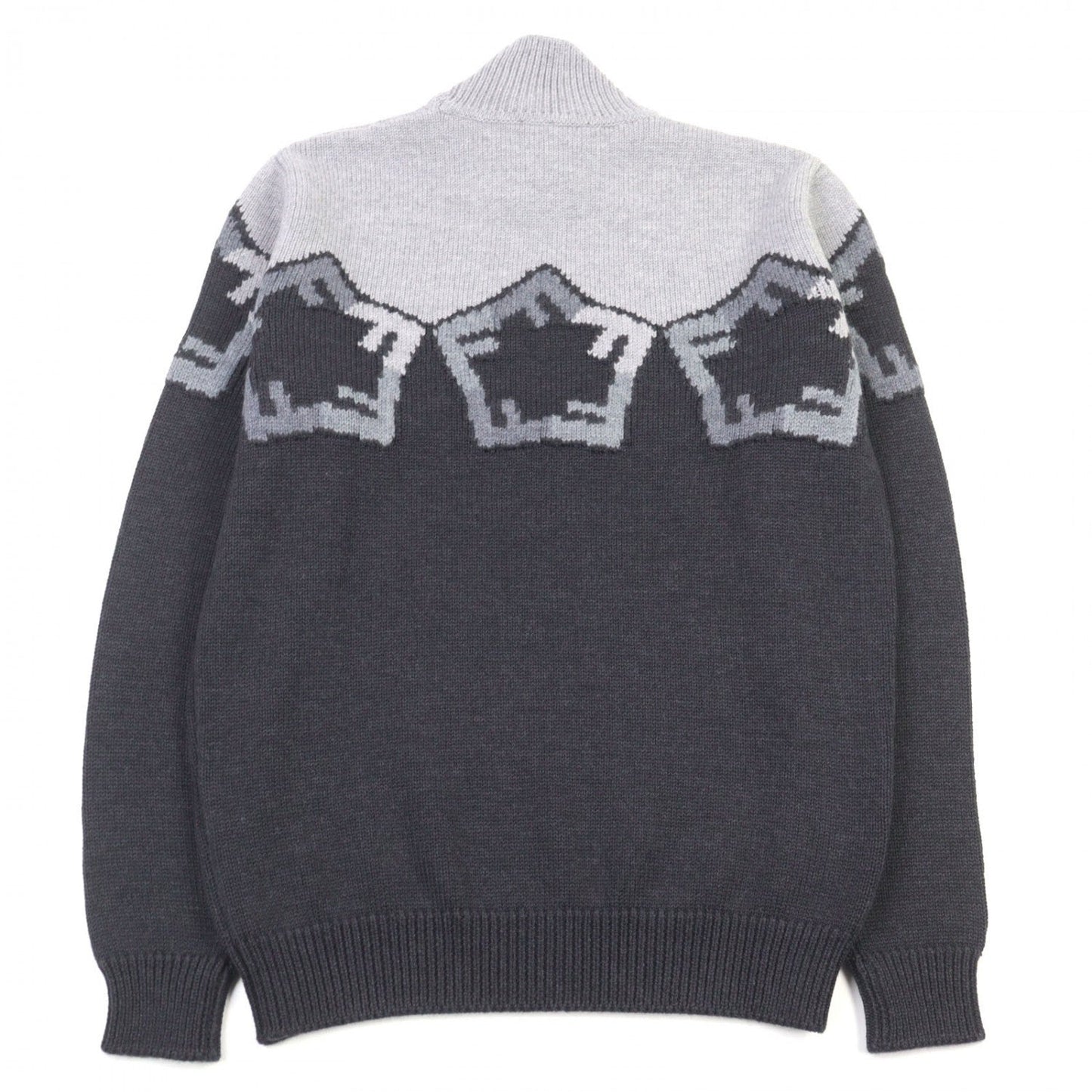 FENDI knit FZX025 wool Gray type 48