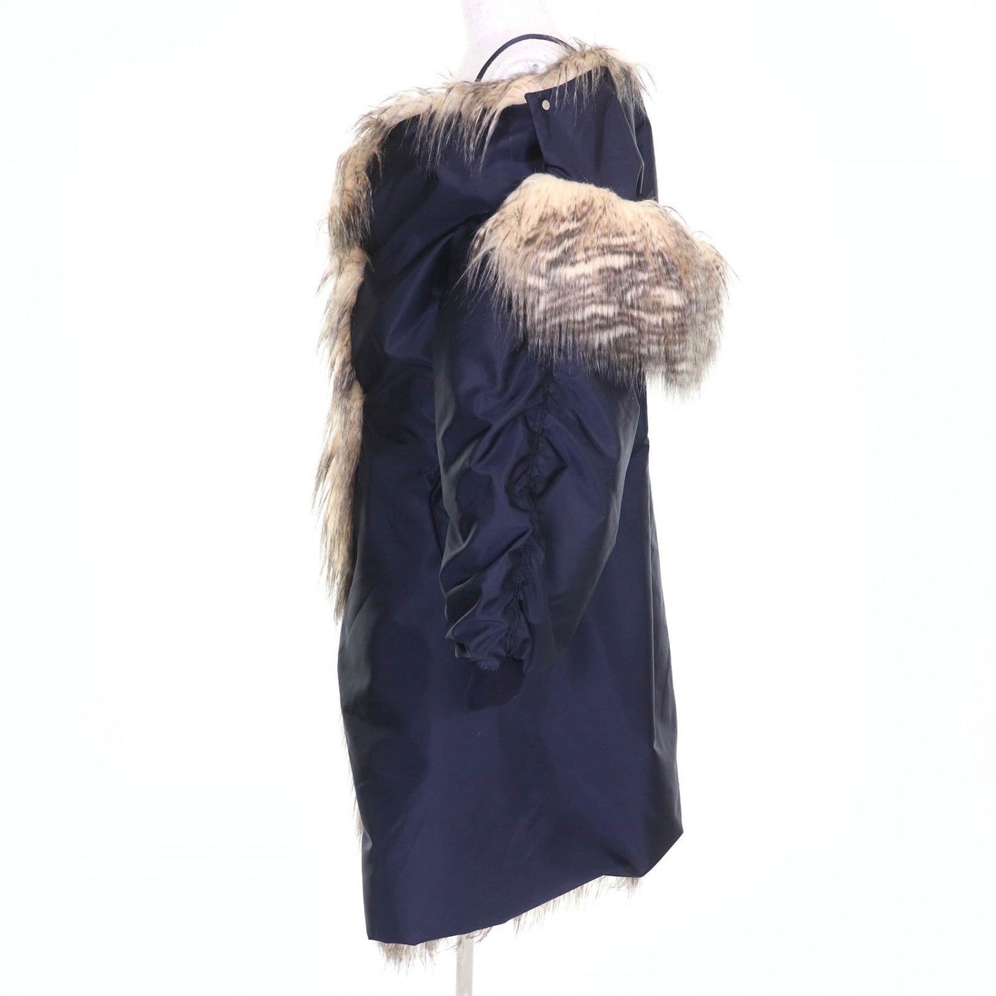 PRADA coat 29Y995 recycled polyamide Navy 36