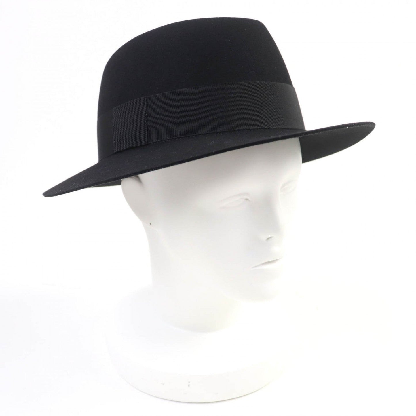 SAINT LAURENT PARIS hat Rabbit felt black L