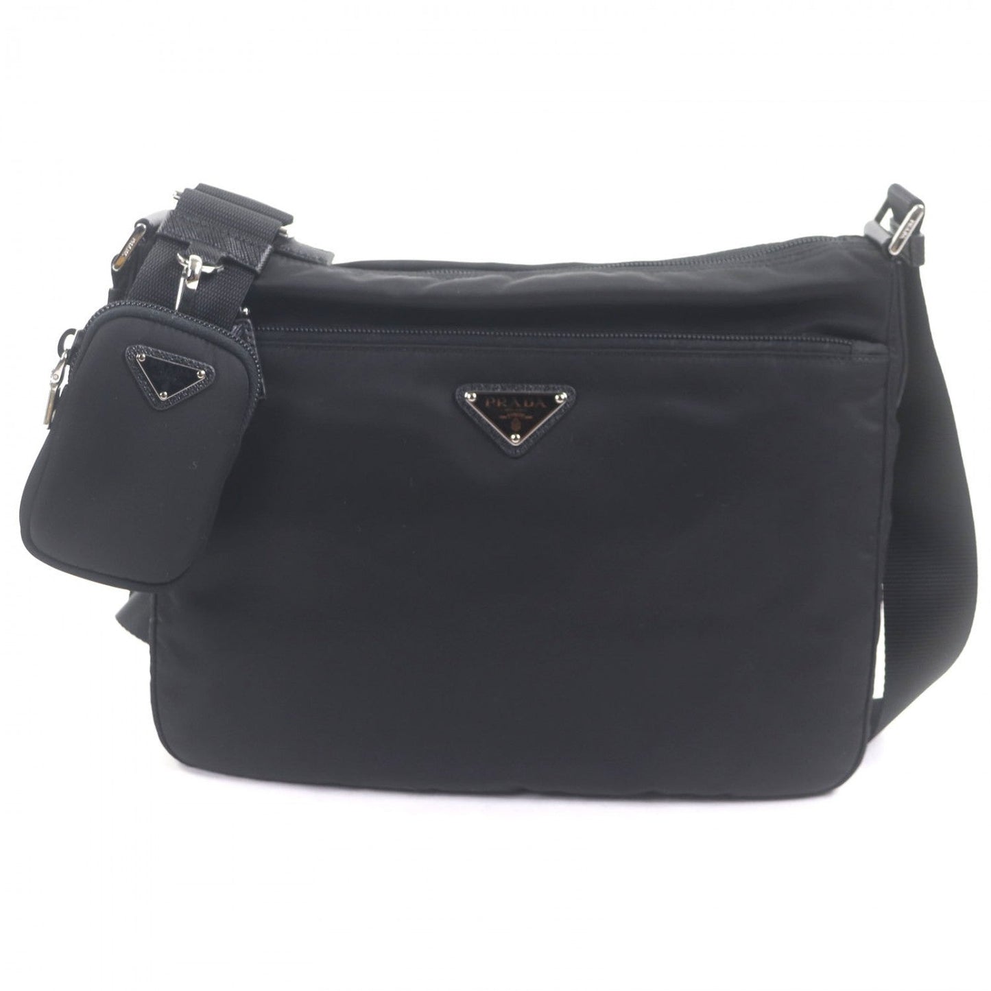 PRADA Shoulder Bag Nylon black