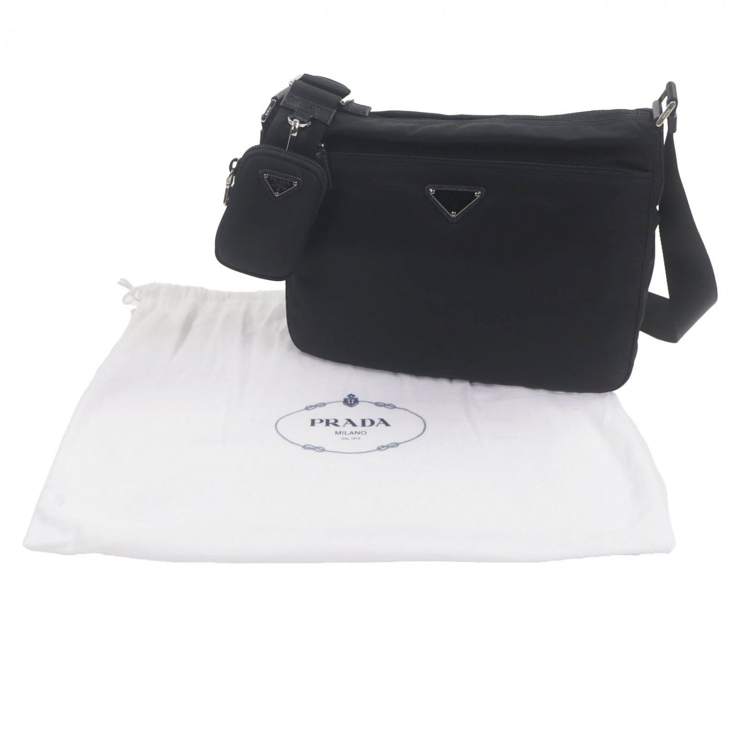 PRADA Shoulder Bag Nylon black