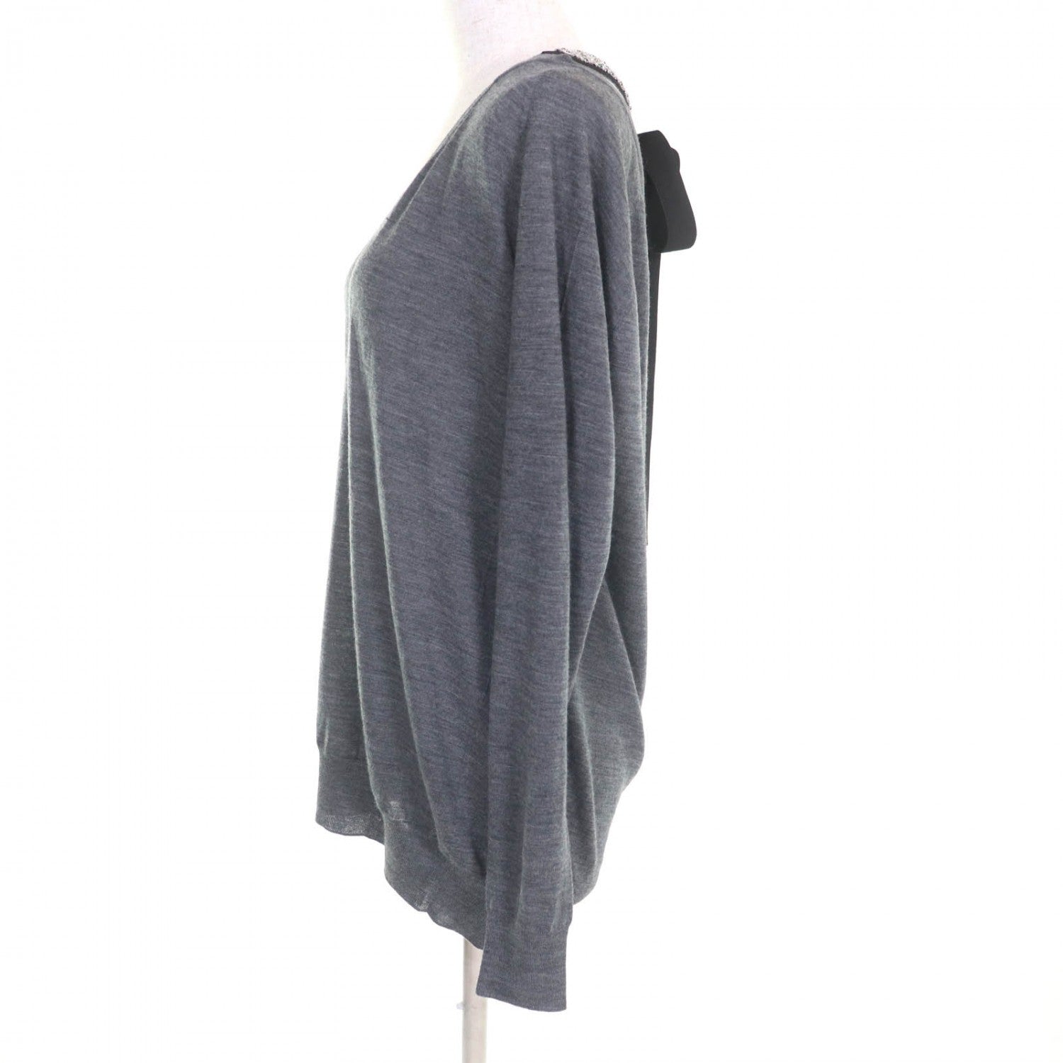 PRADA knit P24Q0U wool gray 40