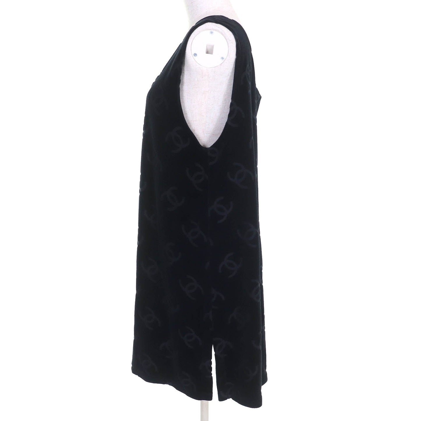 Chanel COCO Mark Velour Sleeveless Top Handbag