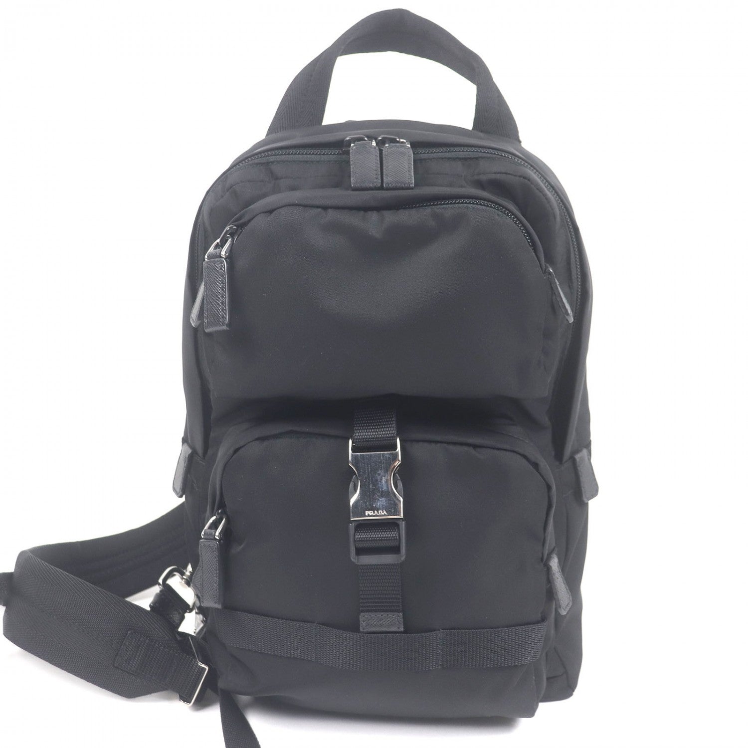 PRADA Sling bag Nylon black