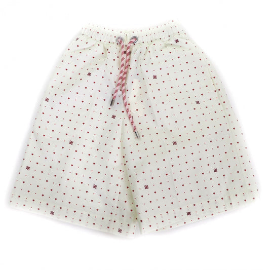 FENDI Shorts FAB259 polyester Ivory Red S