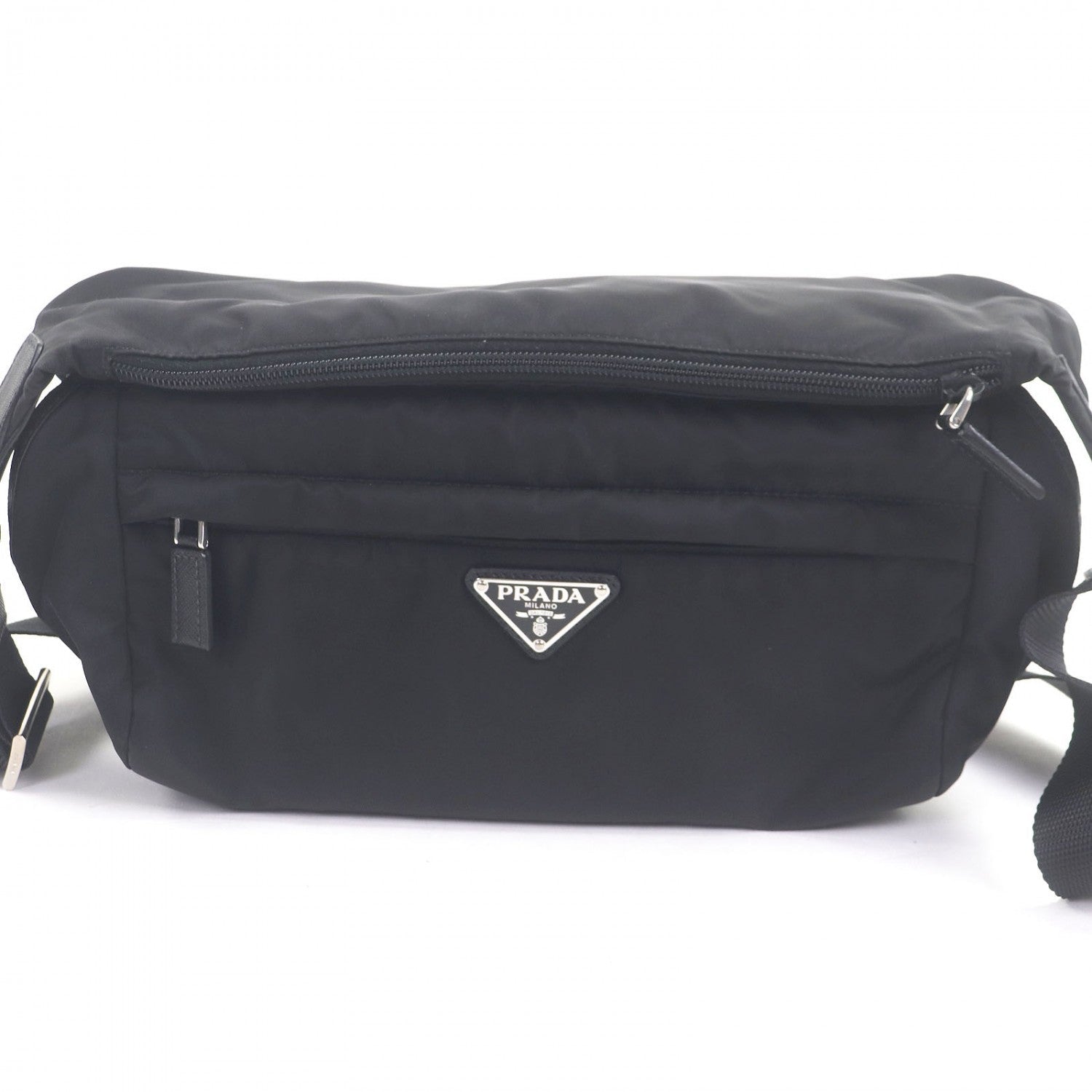 PRADA Shoulder Bag recycled polyamide black