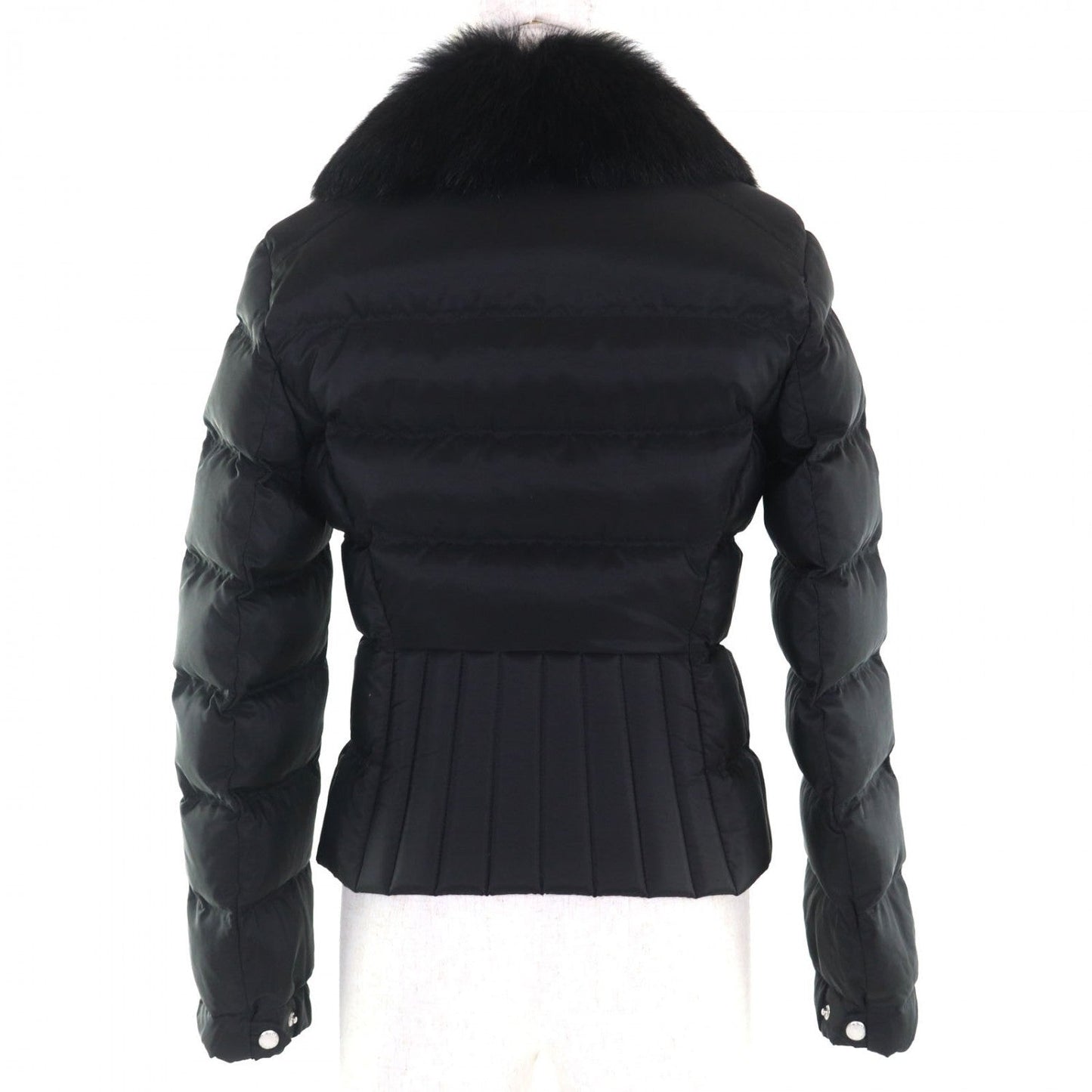 PRADA Down jacket 29Y510 Lamb leather black 40