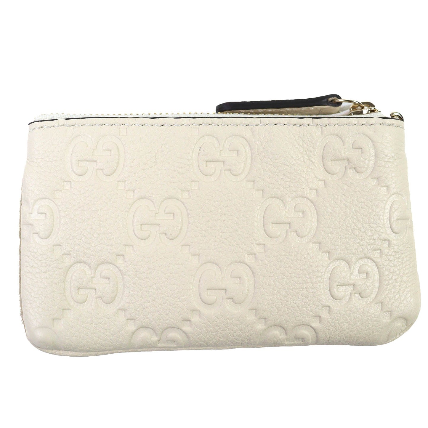 Gucci GG Emblem Leather Coin Case Key Pouch