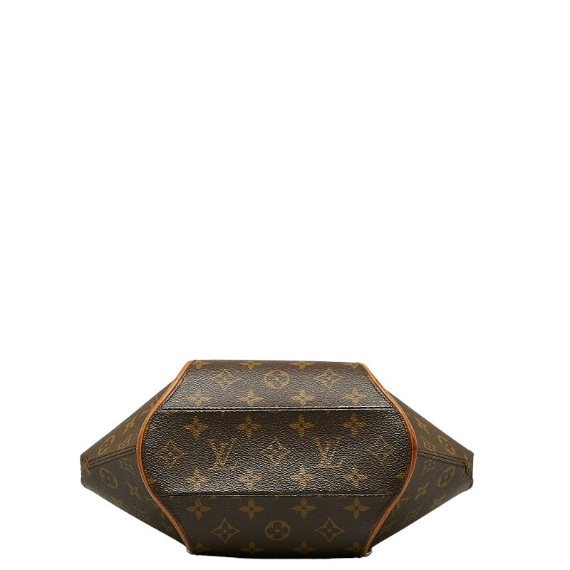 Louis Vuitton Monogram Elipse PM Handbag Brown PVC Leather Louis Vuitton