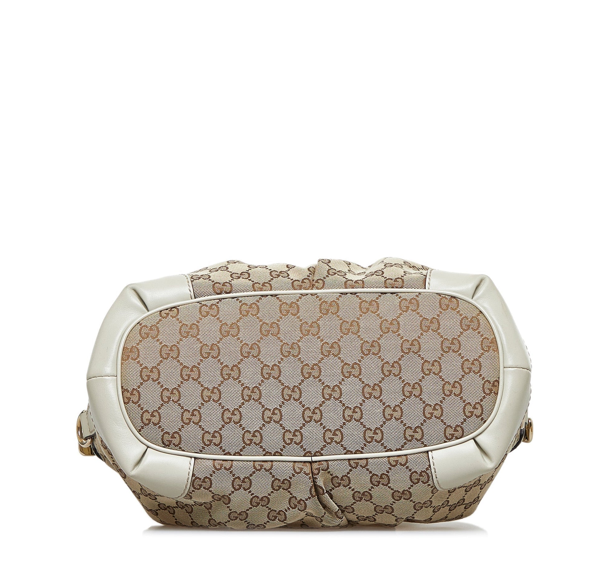 Gucci Leather Canvas Tote