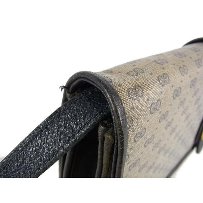 Gucci Envelope Leather Canvas Crossbody