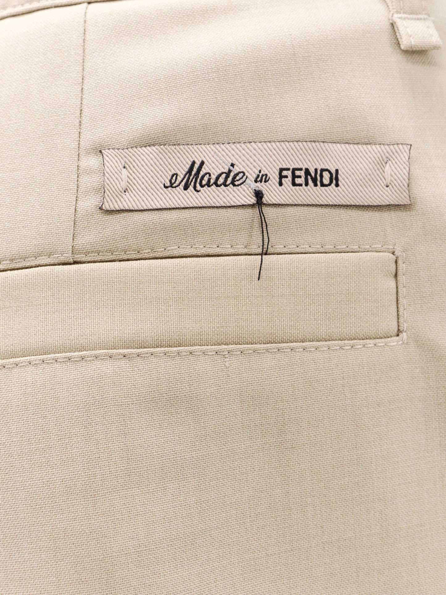Fendi Man Fendi Man Beige Bermuda Shorts
