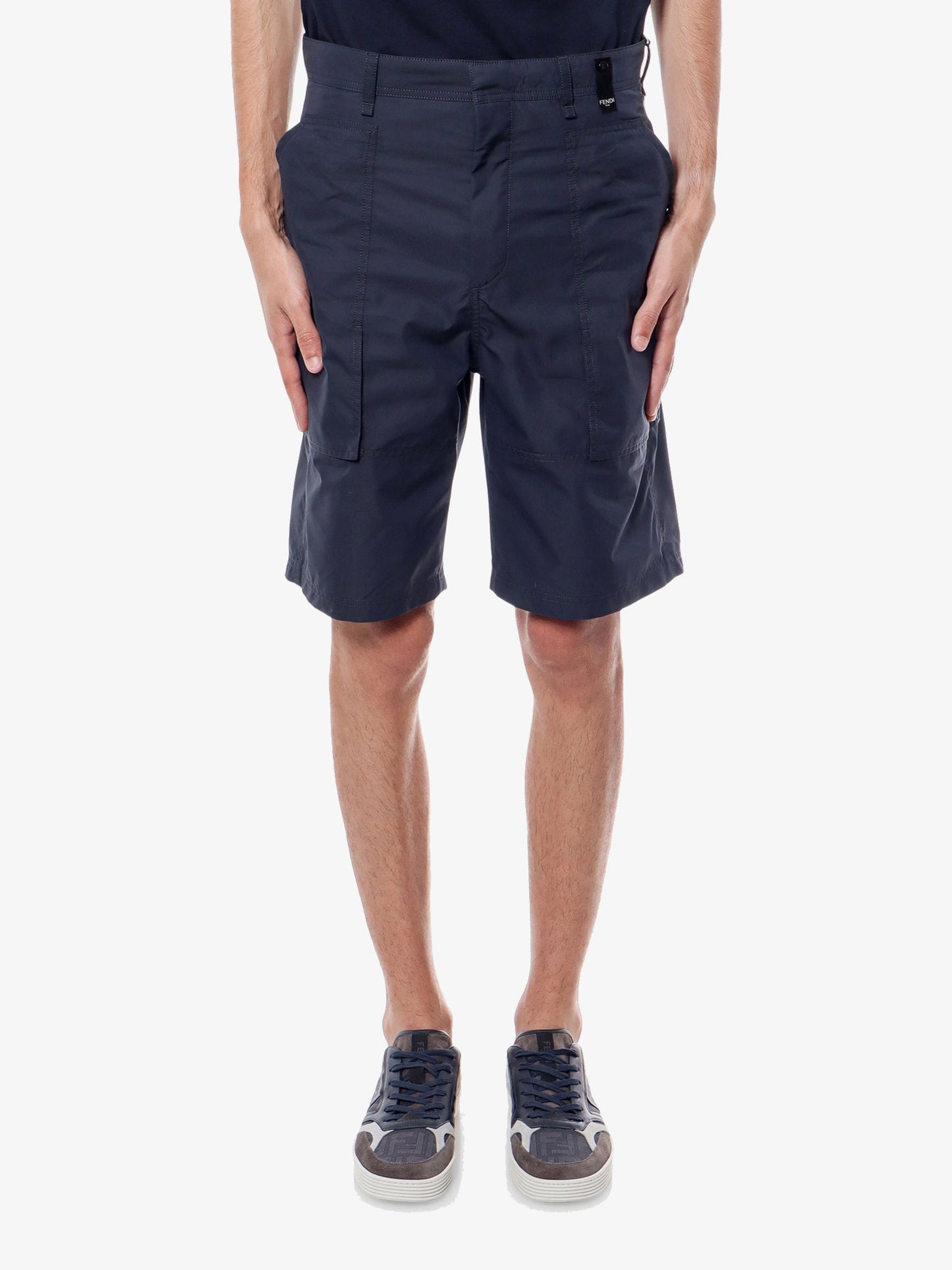 Fendi Man Fendi Man Blue Bermuda Shorts