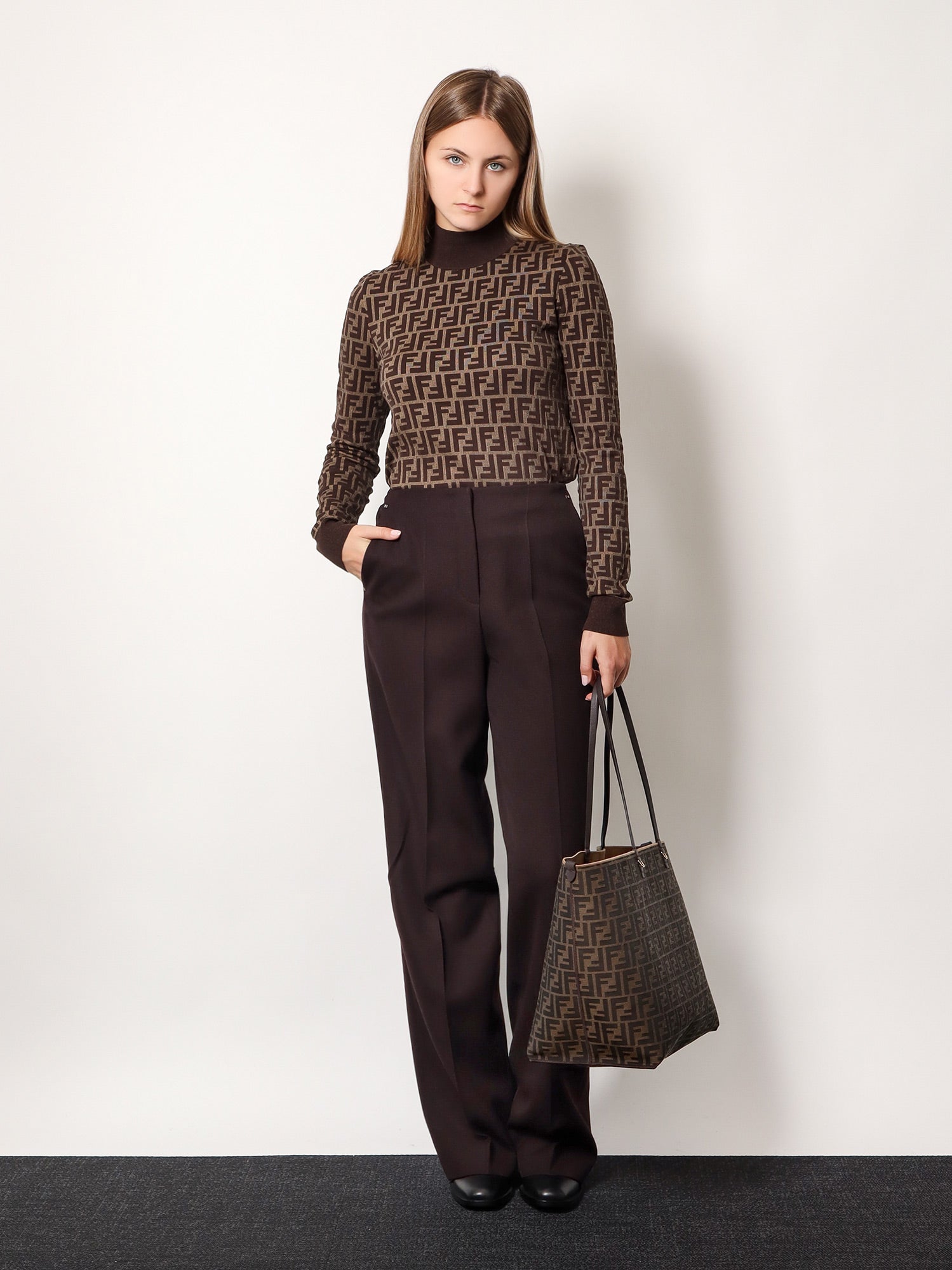 Fendi Woman Fendi Woman Purple Pants