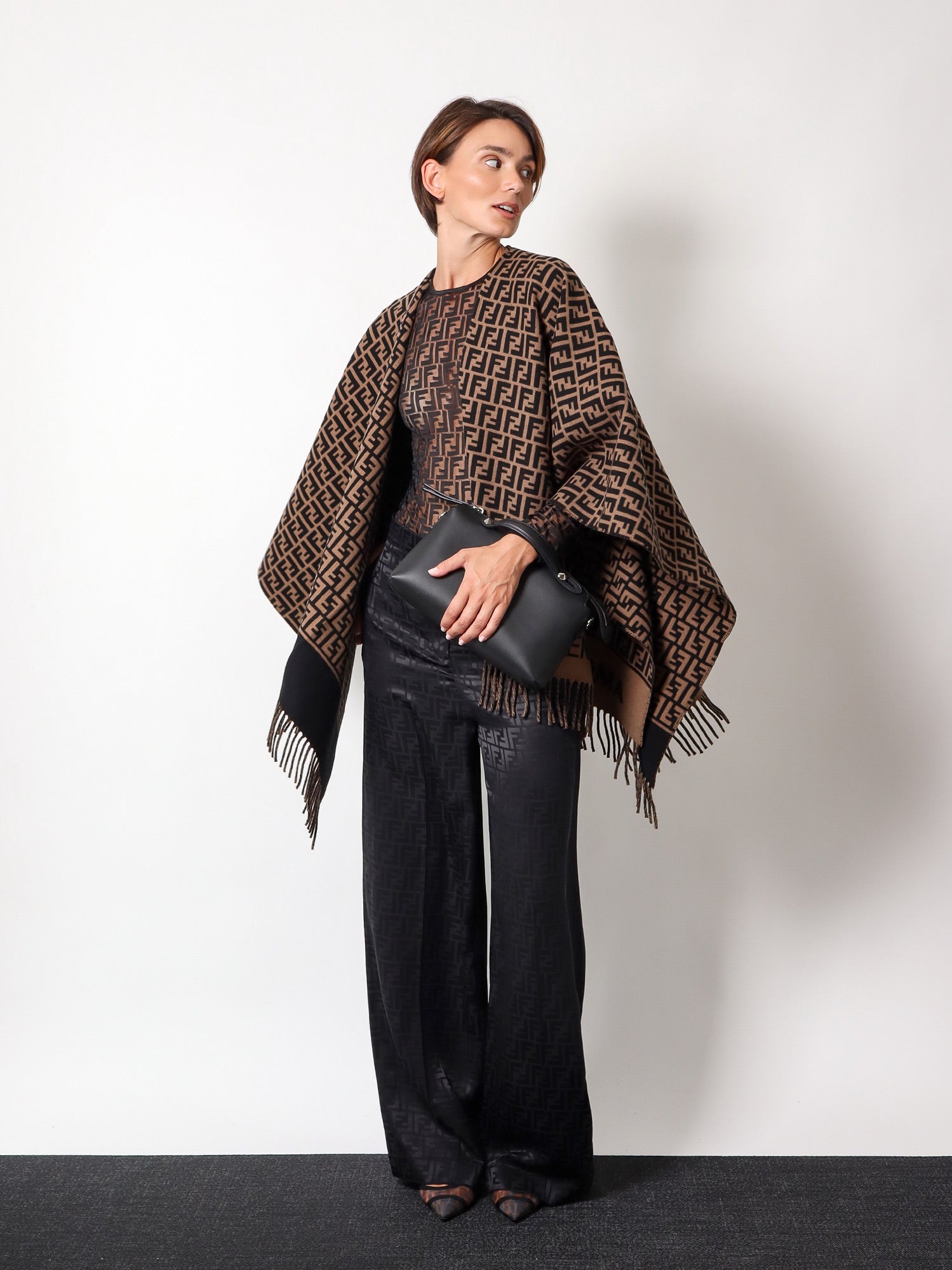 Fendi Woman Fendi Woman Brown Capes
