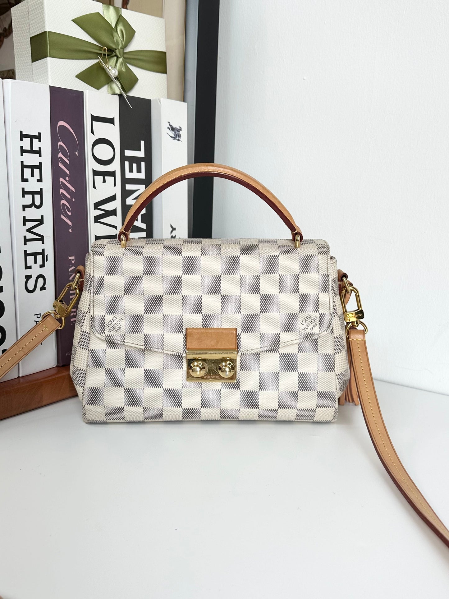 LOUIS VUITTON Damier Azur Croisette #1ACE