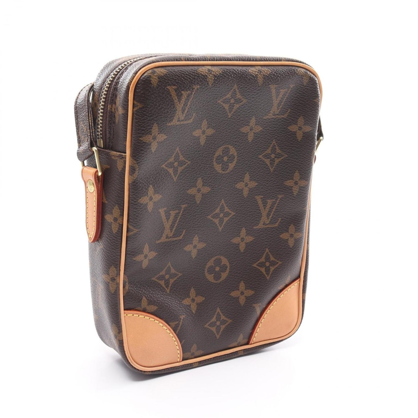 Louis Vuitton Coated Canvas Monogram Pvc Leather Shoulder Bag