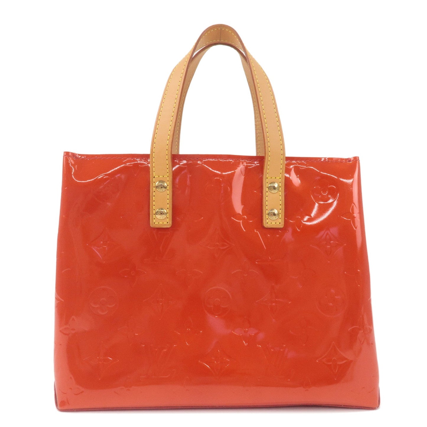 Louis Vuitton Monogram Vernis Lead PM Hand Bag Rouge